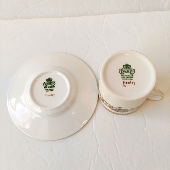 Aynsley Henley Cup & Saucer - Picture 9 of 10